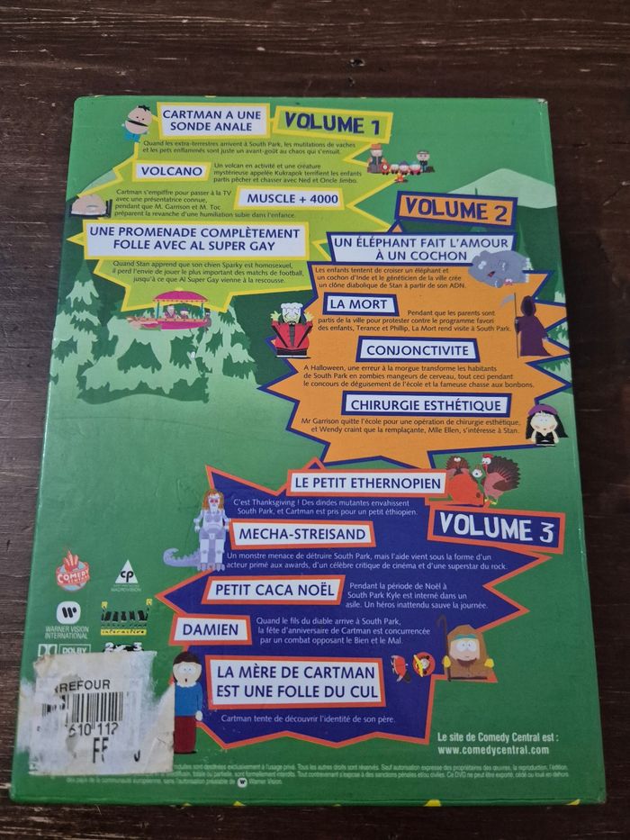 Coffret dvd south park volumes 1, 2 et 3 - photo numéro 3