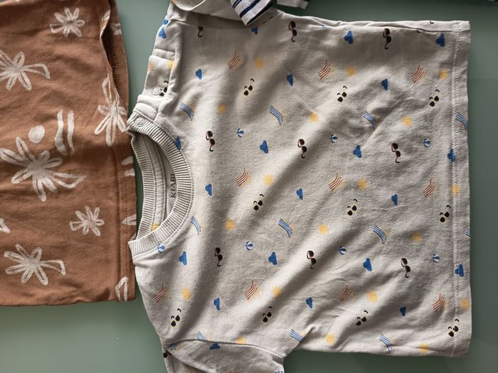 Lot de 4 T-shirts manches courtes - 6 mois - photo numéro 3