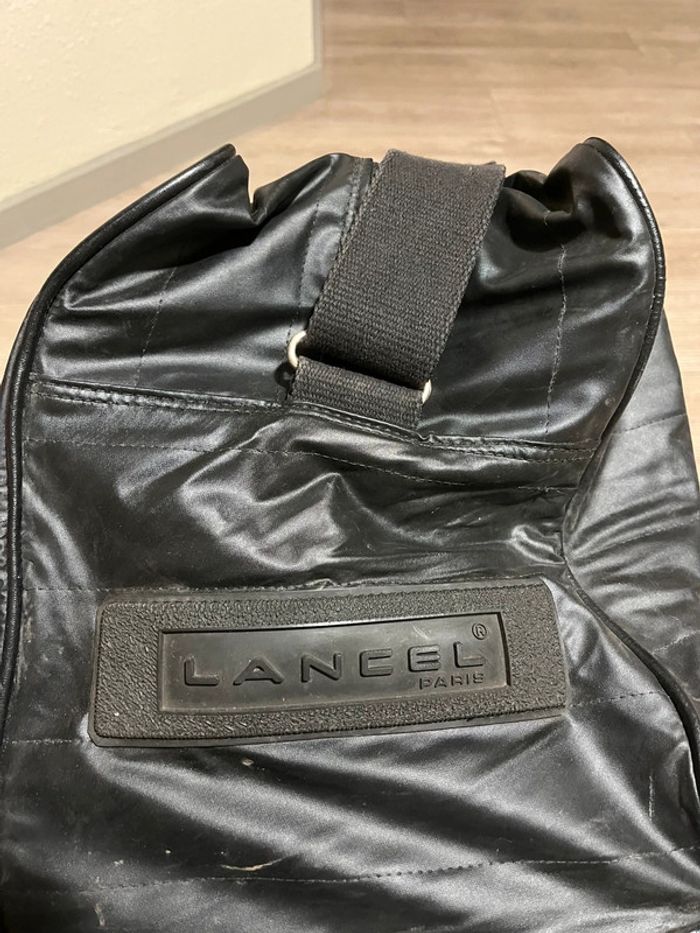 Grand sac fourre tout noir vintage Lancel - photo numéro 2
