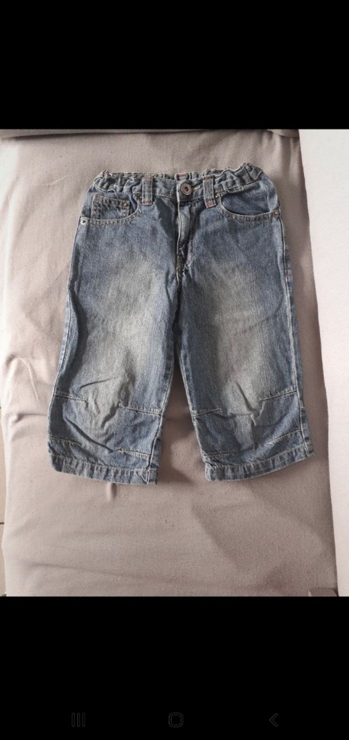 Short en jean clair