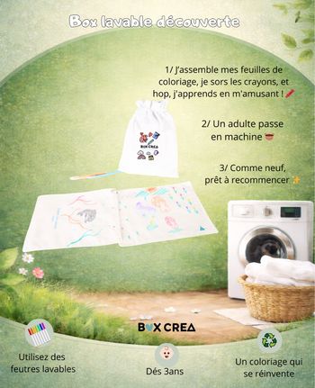 Box lavable découverte
