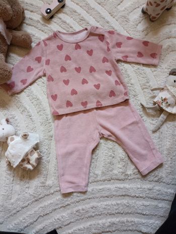 Pyjama velours 2 pieces