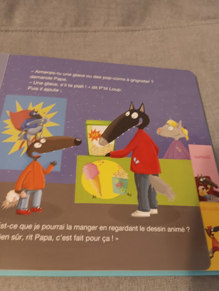 Gros livre mes histoires de la semaine avec p'tit loup - photo numéro 9