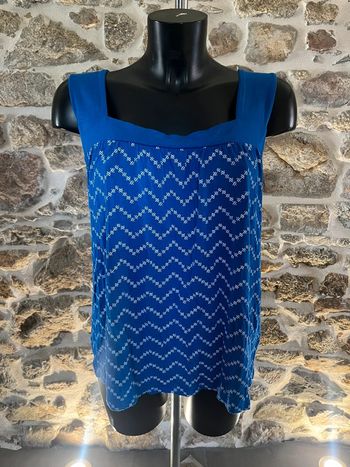 Débardeur bleu Blancheporté 46