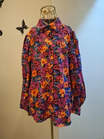 Chemise fleurie