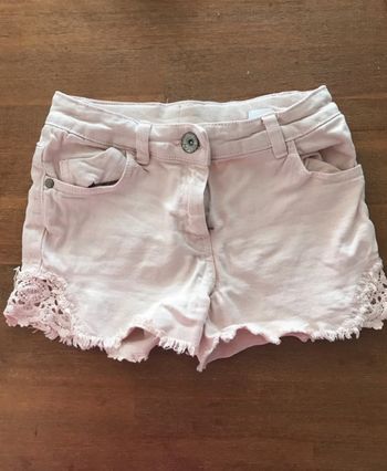 short court en jean rose clair