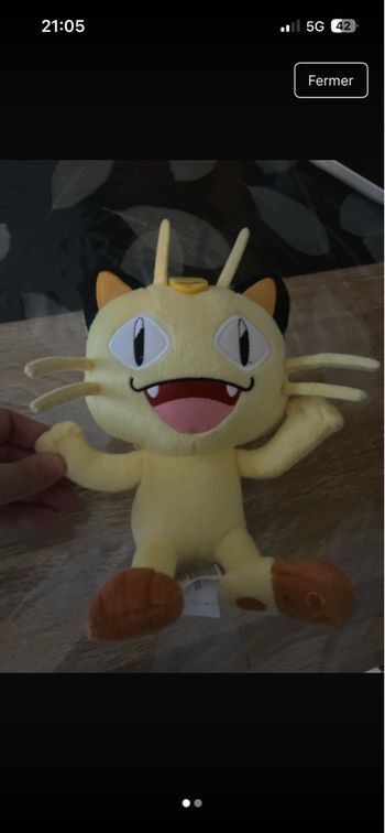 Peluche Miaouss Pokémon