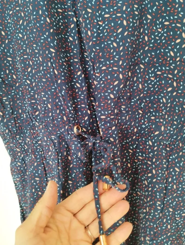 Robe d'été bleu colorée in extenso 36 - photo numéro 5