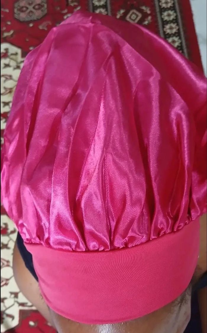 Bonnet Satiné de Nuit Neuf - photo numéro 3