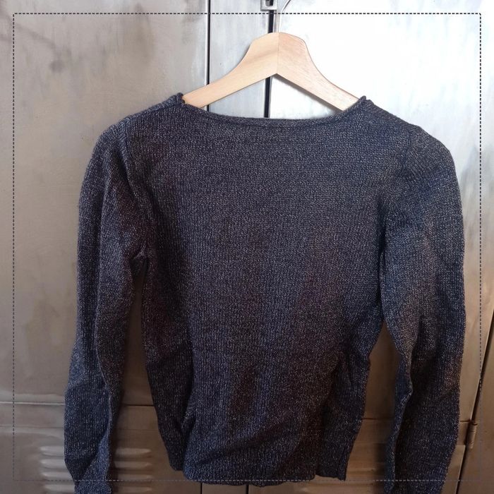 Pull femme Rodier gris/bleu taille S très bon état - photo numéro 4