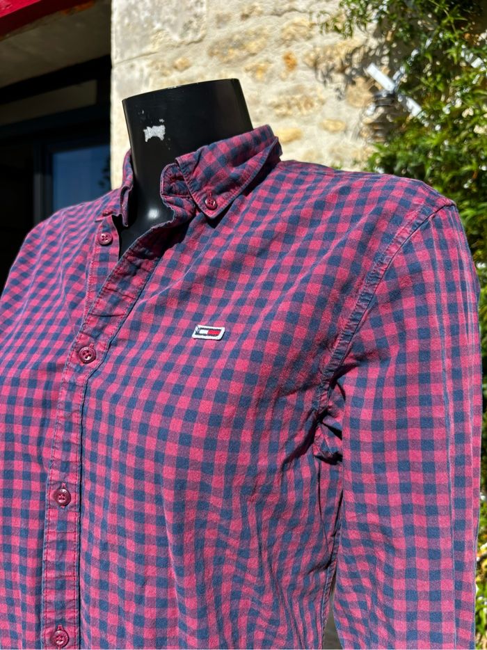 Chemise Tommy Hilfiger Slim Fit à carreaux - Taille S - photo numéro 5