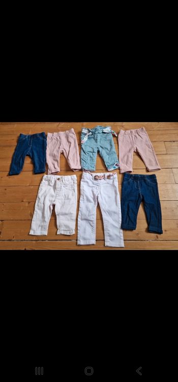 Lot pantalons et pull fille 3 mois