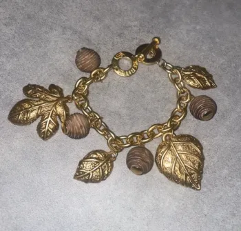 Bracelet vintage plaqué or