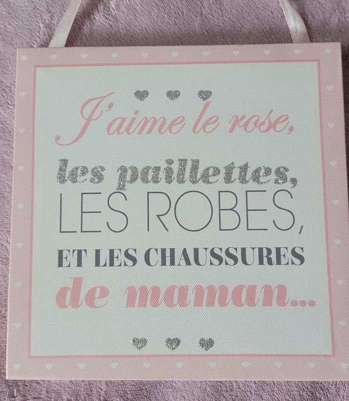 Tableau chambre petite fille - photo numéro 2