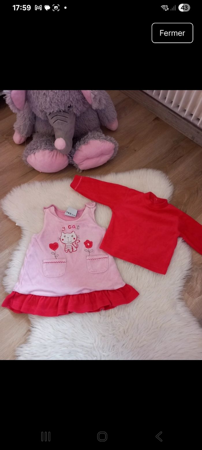 Ensemble robe 6 mois