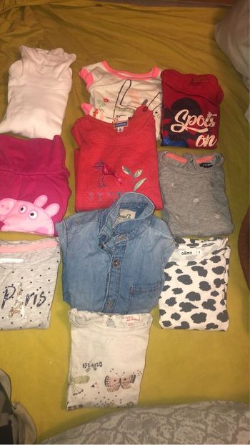 Lot maillot manche longue