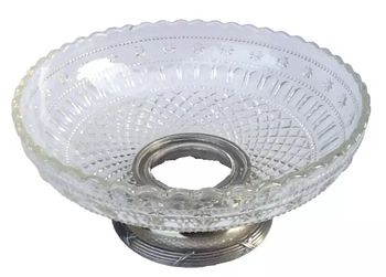 Années 1930  Coupe à fruits sur piédouche