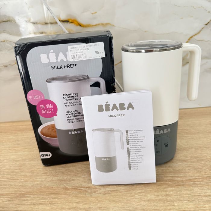Béaba Préparateur de boisson Milk Prep White/Grey - photo numéro 2