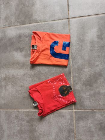2 tee shirt manche courte