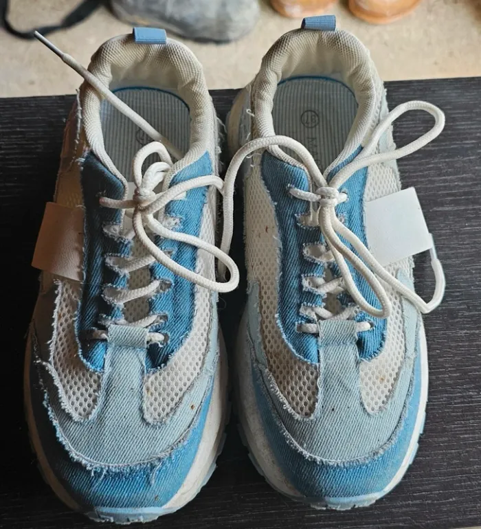 Basket effet Jeans taille 37 - photo numéro 6