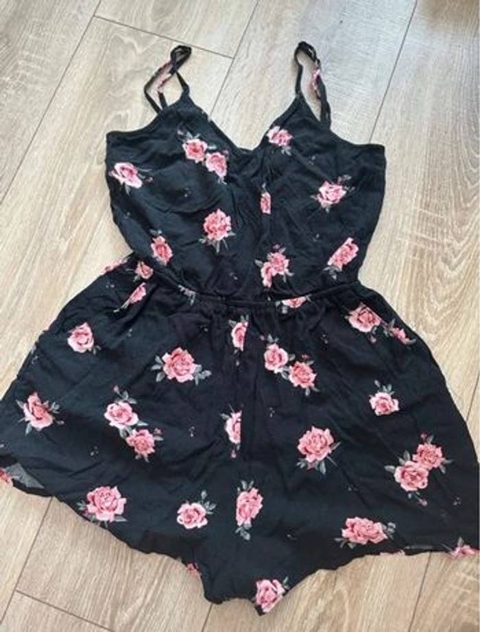 Combi short fleurs