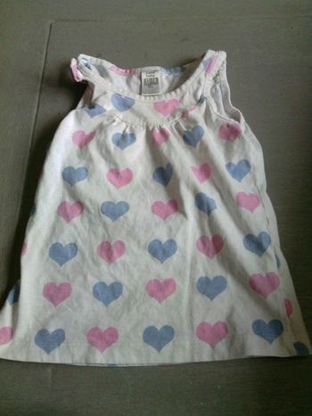 robe zara coeur 12/18 mois