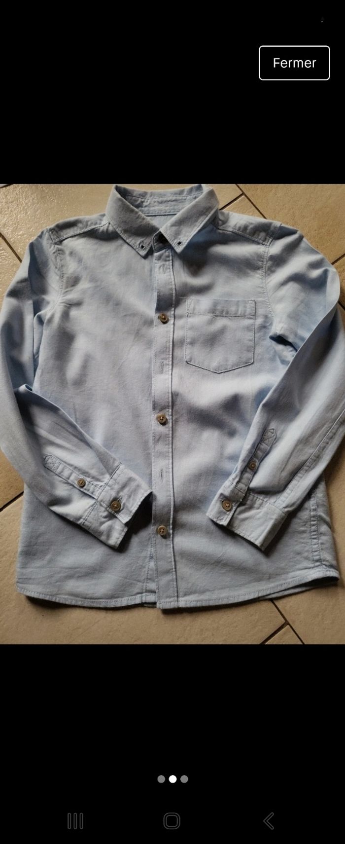 Chemise bleu clair - photo numéro 2