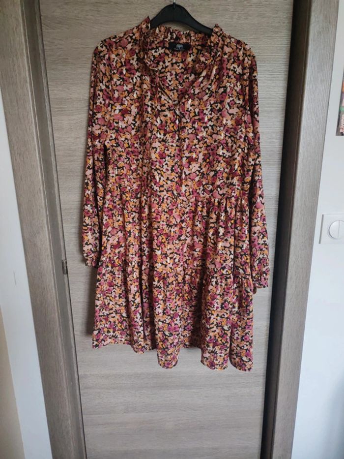 Robe courte manches longues