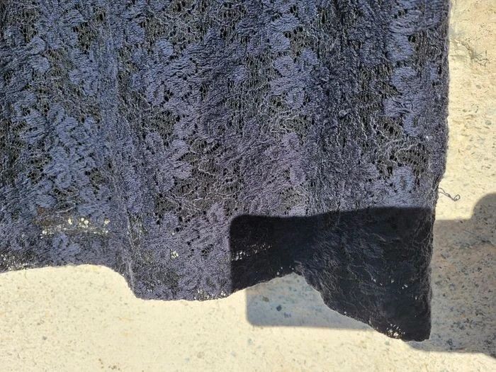 IKKS robe 10 ans, gris et bleu marine,jupe dentelle - photo numéro 6