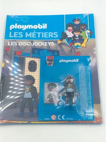 Livre Playmobil les métiers / Les Disc-Jockeys + figurine et accessoires neuf