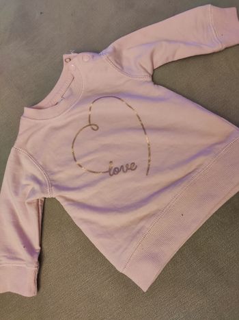 Sweat rose Zeeman 3 mois