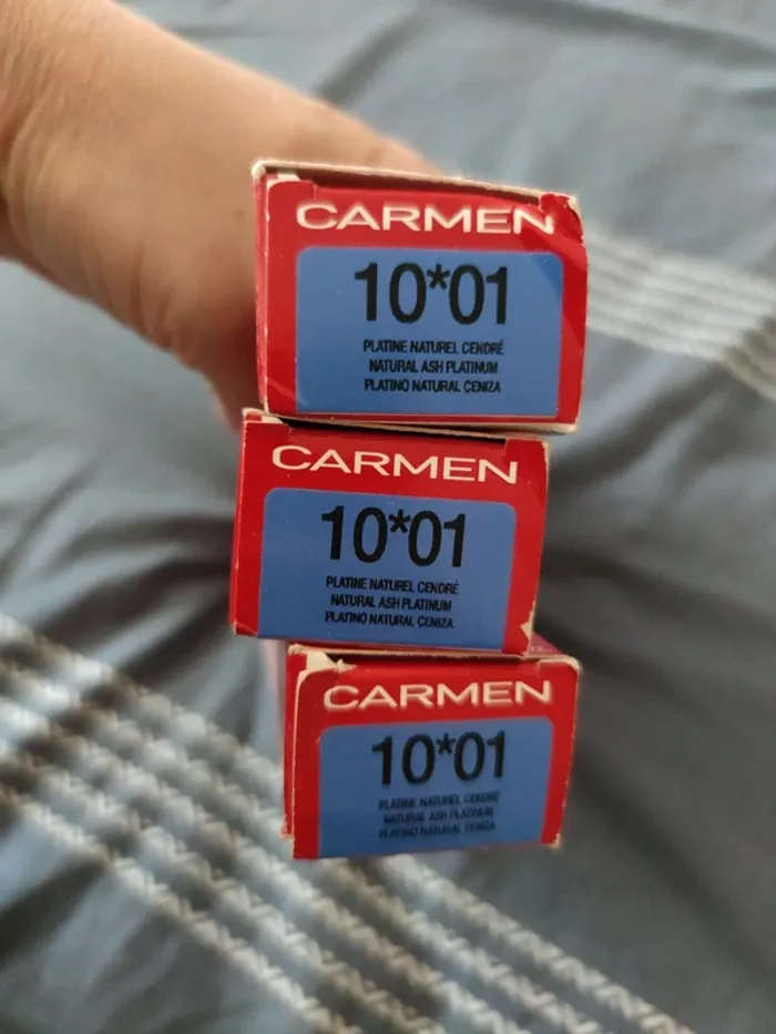 Eugène perma lot de 3 carmen platine naturel cendré - photo numéro 2