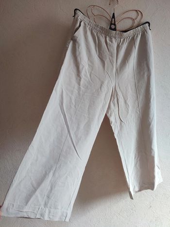 Pantalon d'été, large - lin mélangé - H&M