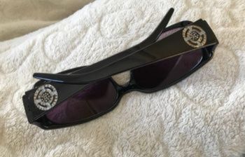 Lunettes de soleil verres lilas Cat 3 Vintage
