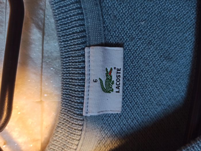 Pull Homme Lacost Bleu Taille L - photo numéro 3