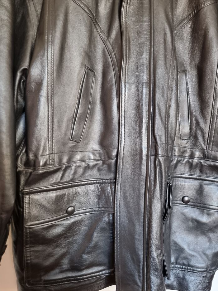 Veste homme en cuir - photo numéro 2