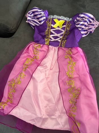 Robe déguisement princesse raiponce 3/4 ans