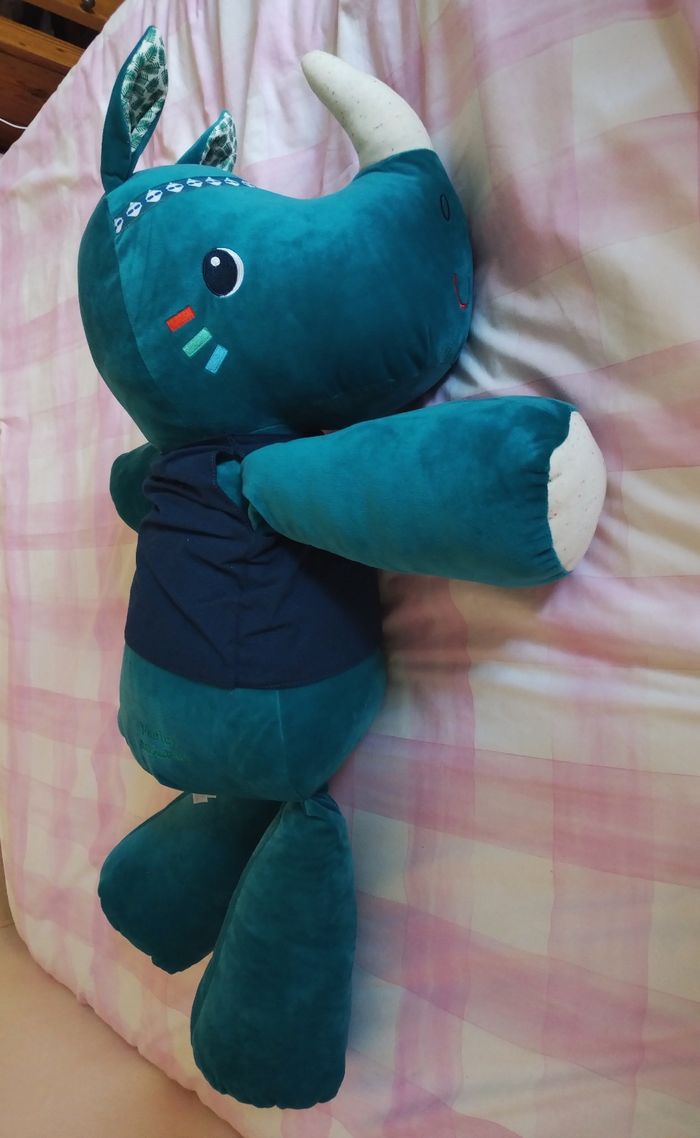 Peluche géante rhinocéros Marius neuve - photo numéro 6