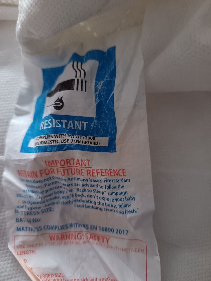 Matelas mousse+housse coton & imperméable 70 X 150 - photo numéro 4