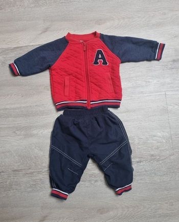 ​Ensemble Sport / Jogging Bébé Garçon 6 mois Neuf (Rouge & Bleu)