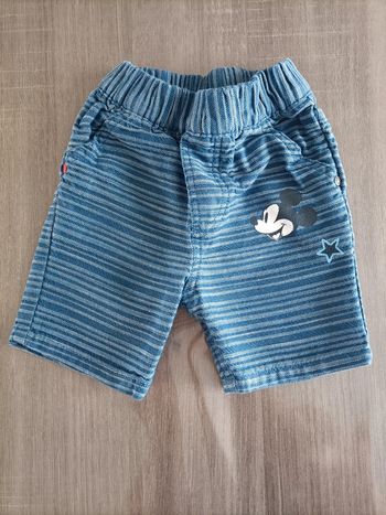 Bermuda/ short Mickey Disney Orchestra 1 mois