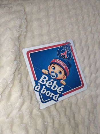 Plaque pour voiture PSG