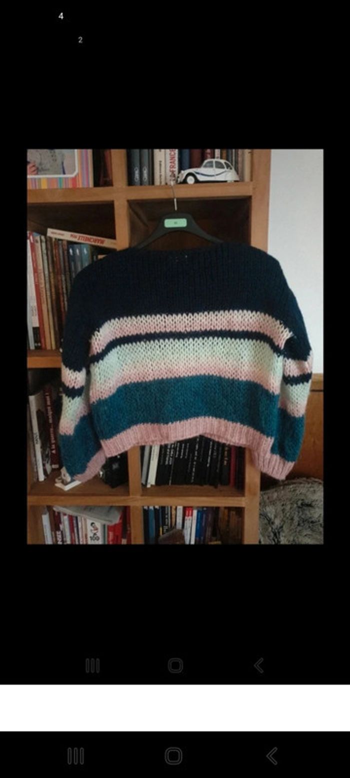 Pull mohair neuf Cache Cache taille 1 - photo numéro 5