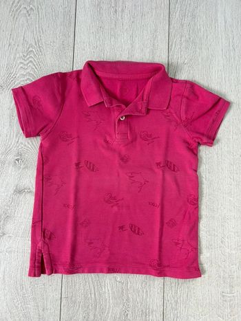 Polo rose garçon Tex 4/5 ans