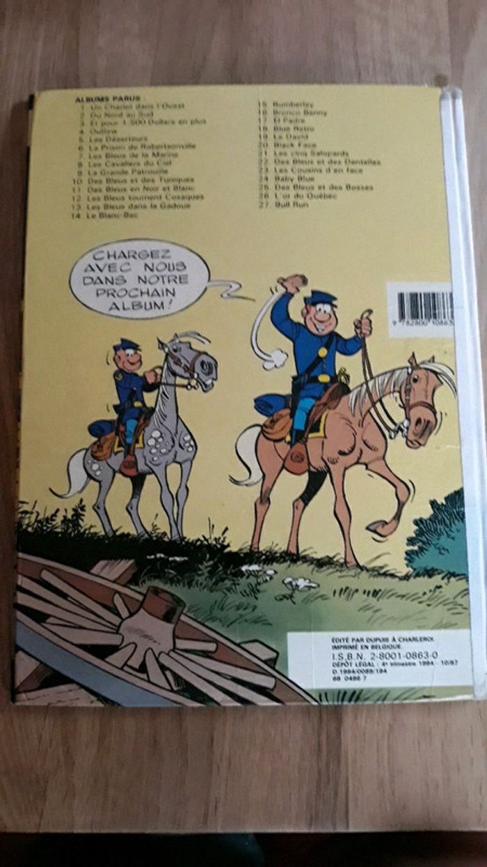 BD les tuniques bleues tome 6 la prison de robertsonville - photo numéro 2