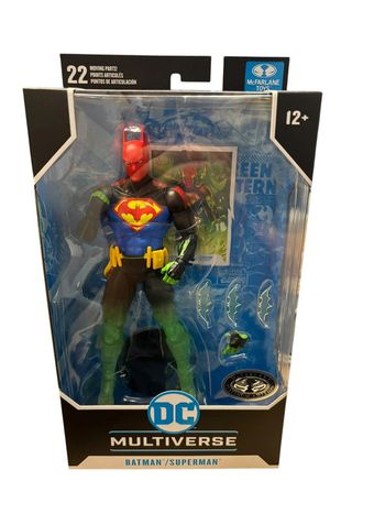 Figurine Dc comics Multiverse Batman / Superman fusion 18 cm McFarlane Toys neuf
