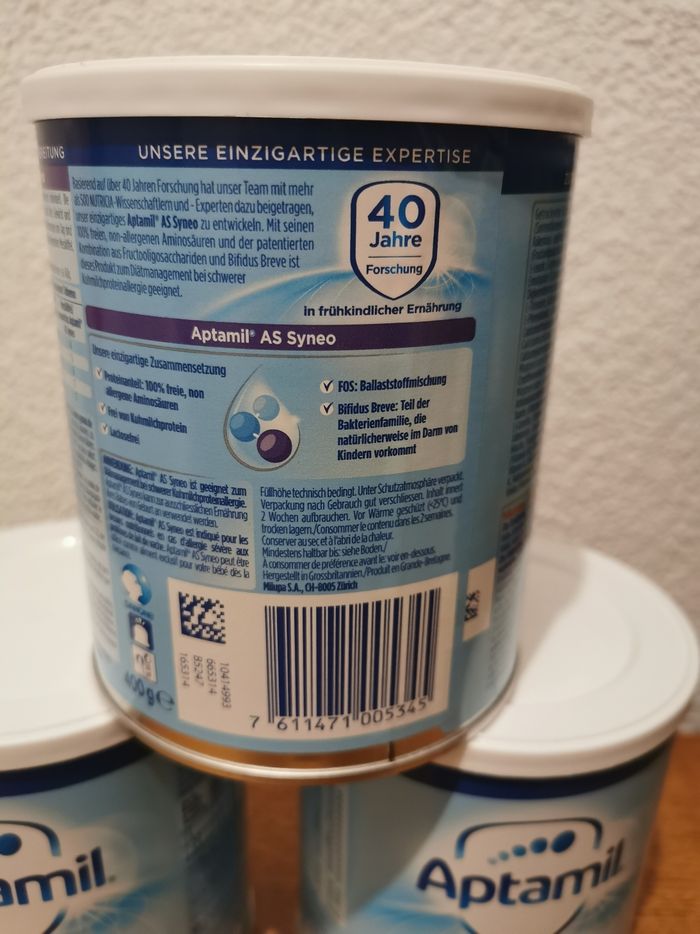 Lait aptamil As syneo - photo numéro 2
