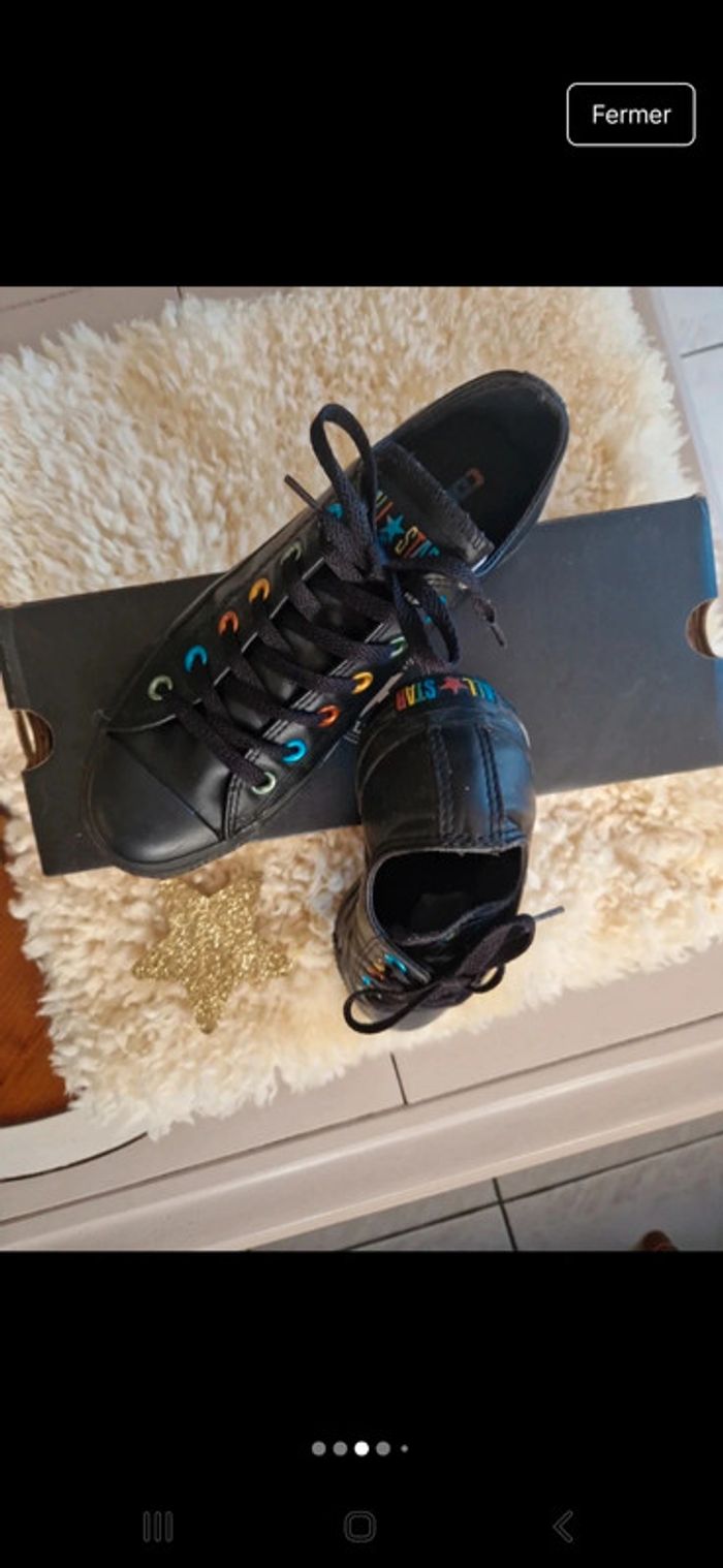 Converse noires 💣 - photo numéro 4
