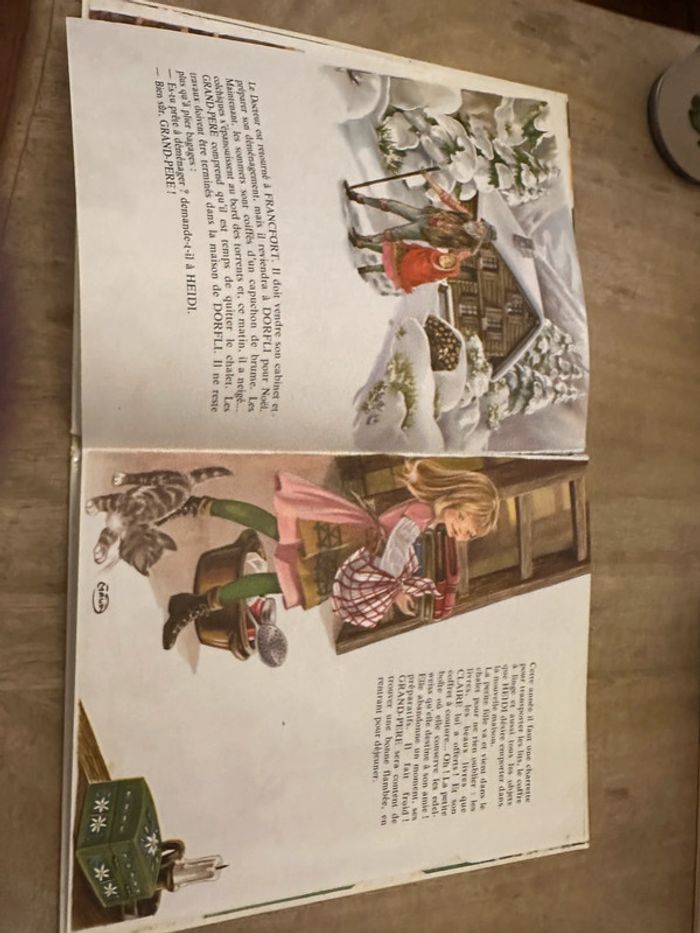 État satisfaisant - Livre ancien vintage Heidi déménage Hemma collection Primevère - photo numéro 9