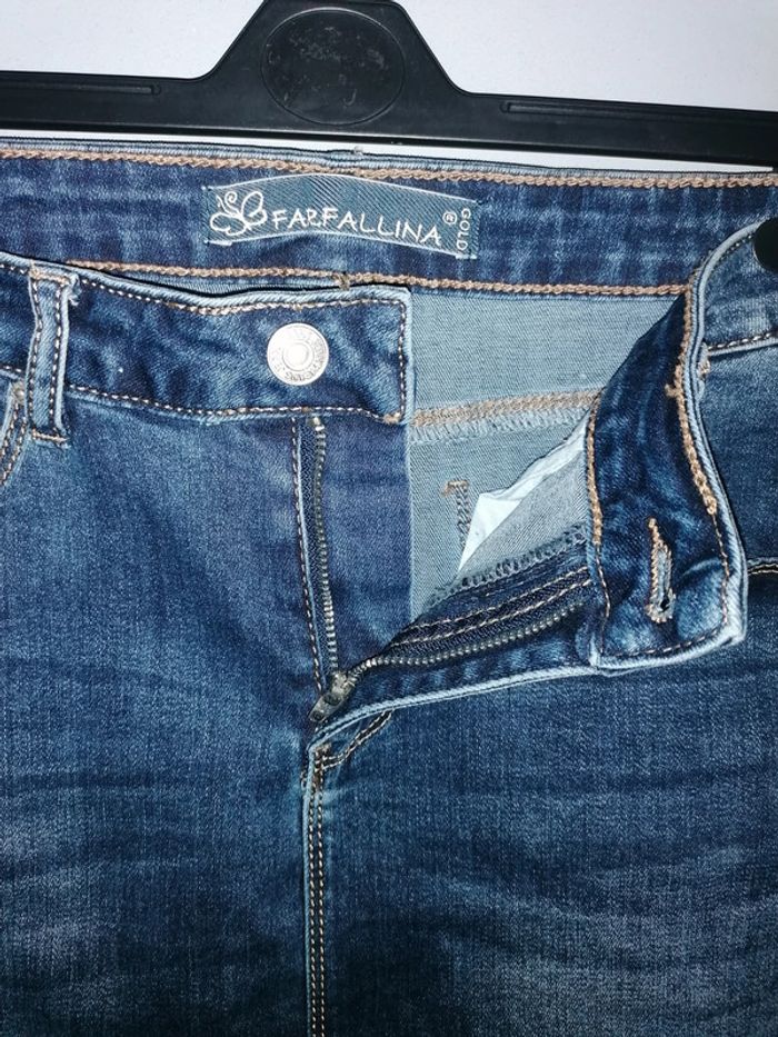 Jupe jeans L. 40 (mesures données - photo numéro 3
